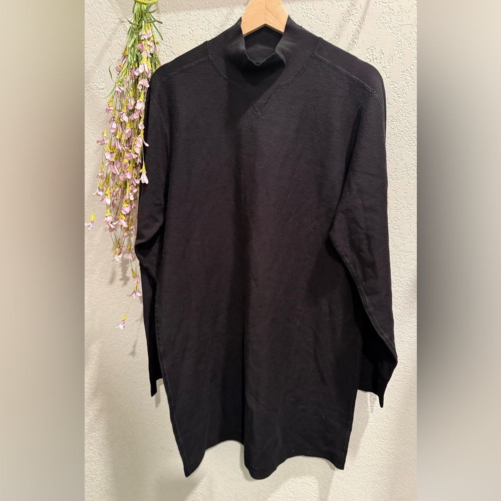 Rag & Bone Black Utility T-Neck Dress